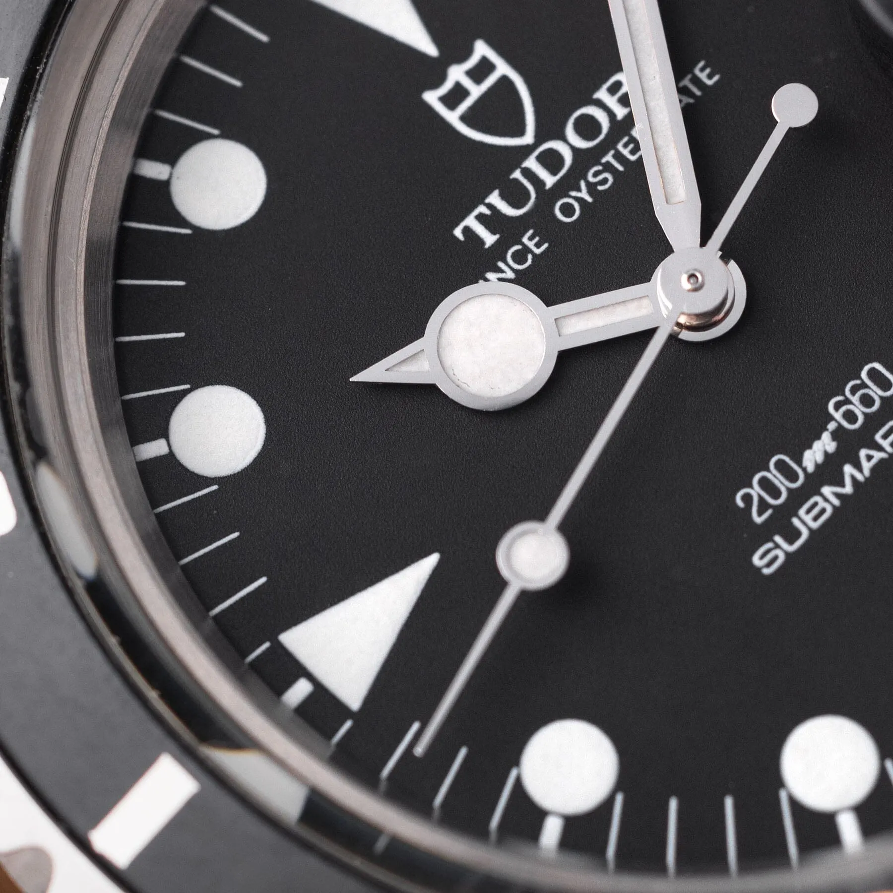 Tudor Submariner ref 76100 Lollipop Hour Hand with Black Dial