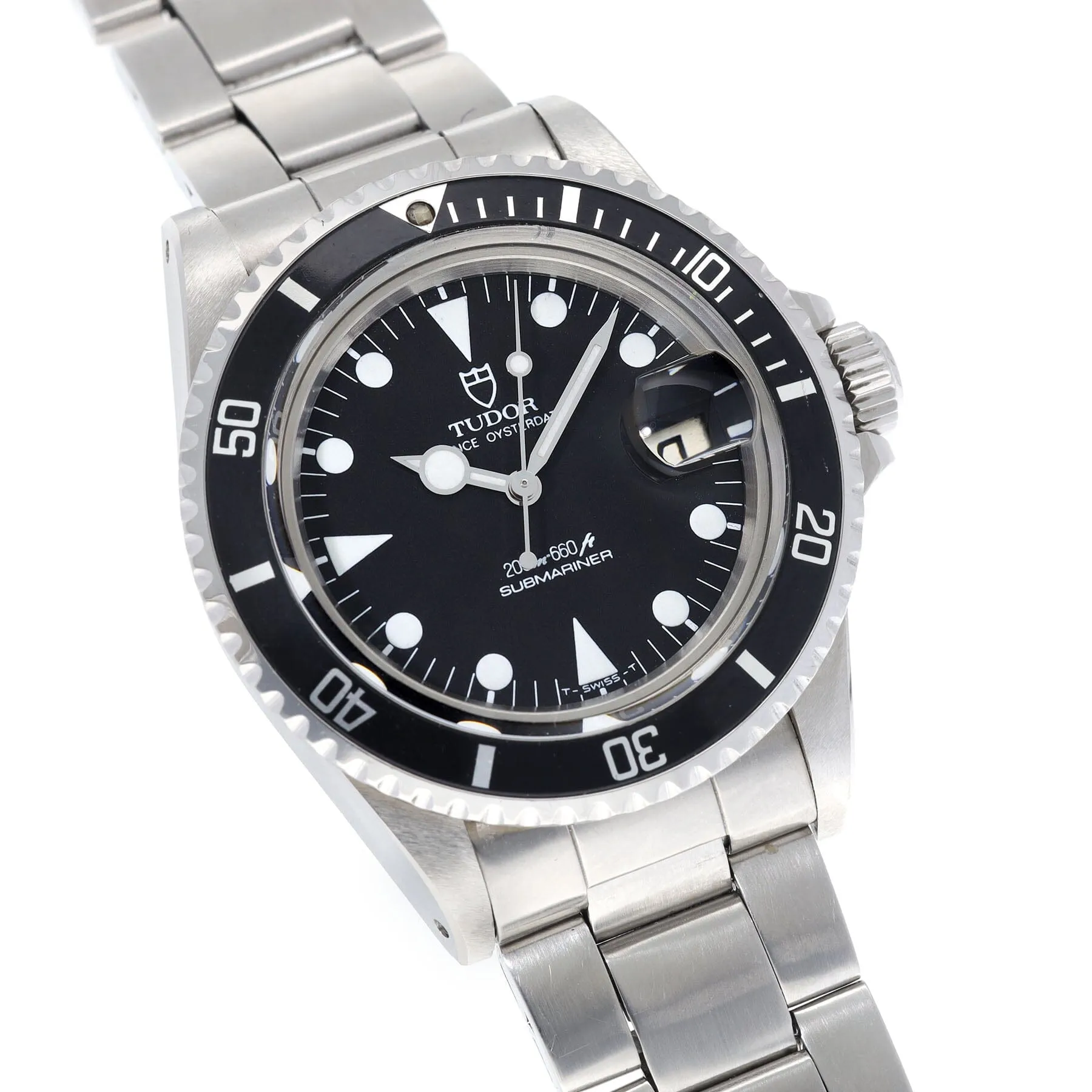 Tudor Submariner ref 76100 Lollipop Hour Hand with Black Dial