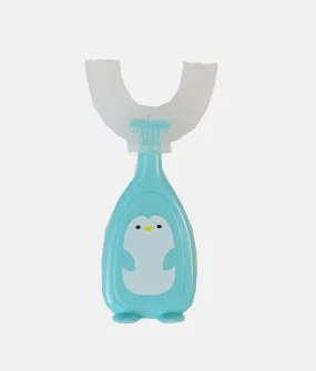 U Shaped Toddler Toothbrush - Baby Penguin