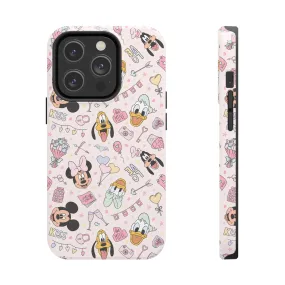 Valentines Love Phone Case Gift Inspired Fan Art Movie Mouse Iphone