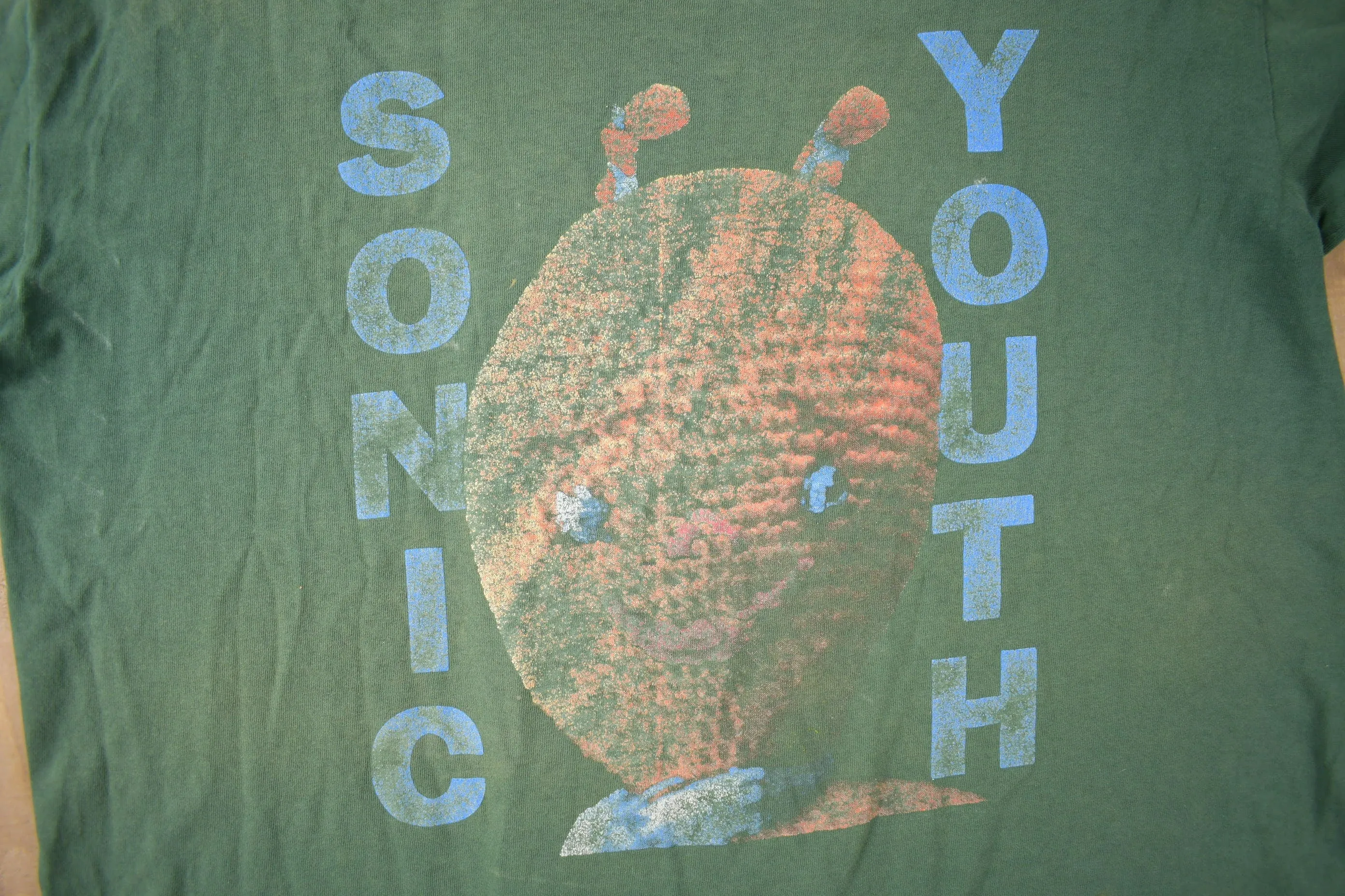 Vintage 1992 Sonic Youth Dirty Single Stitch Graphic Brockum Band T Shirt Made in USA Size XL