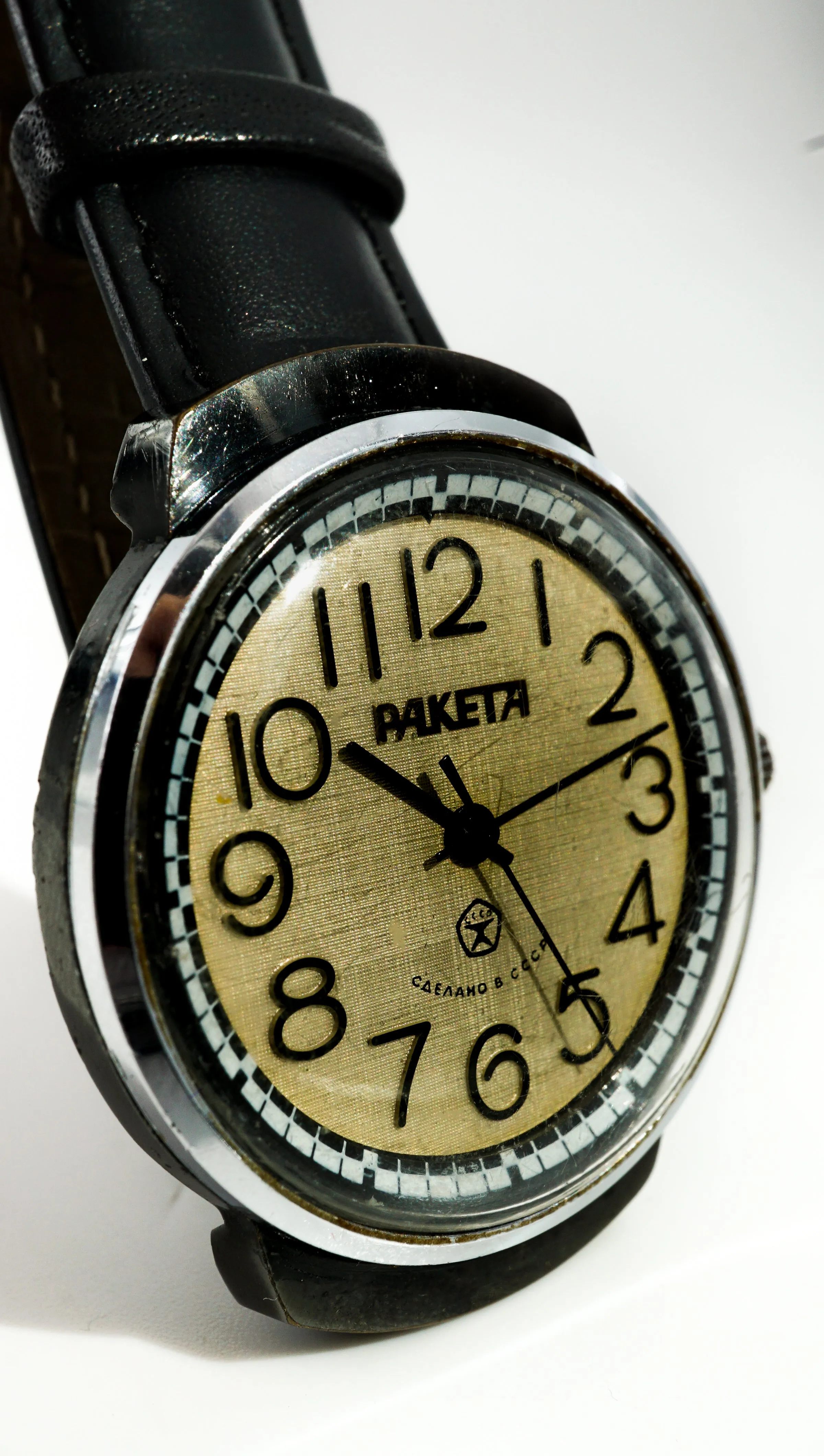 Vintage Raketa 2609.HA soviet wristwatch with big numerals