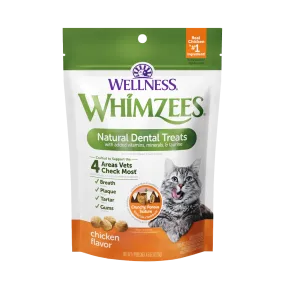 Whimzees Cat Natural Dental Treats Chicken 4.5oz