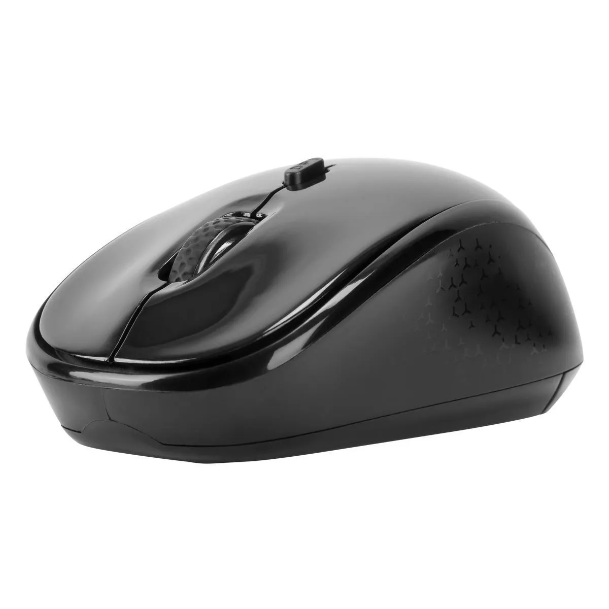 Wireless USB Laptop Blue Trace Mouse - Black