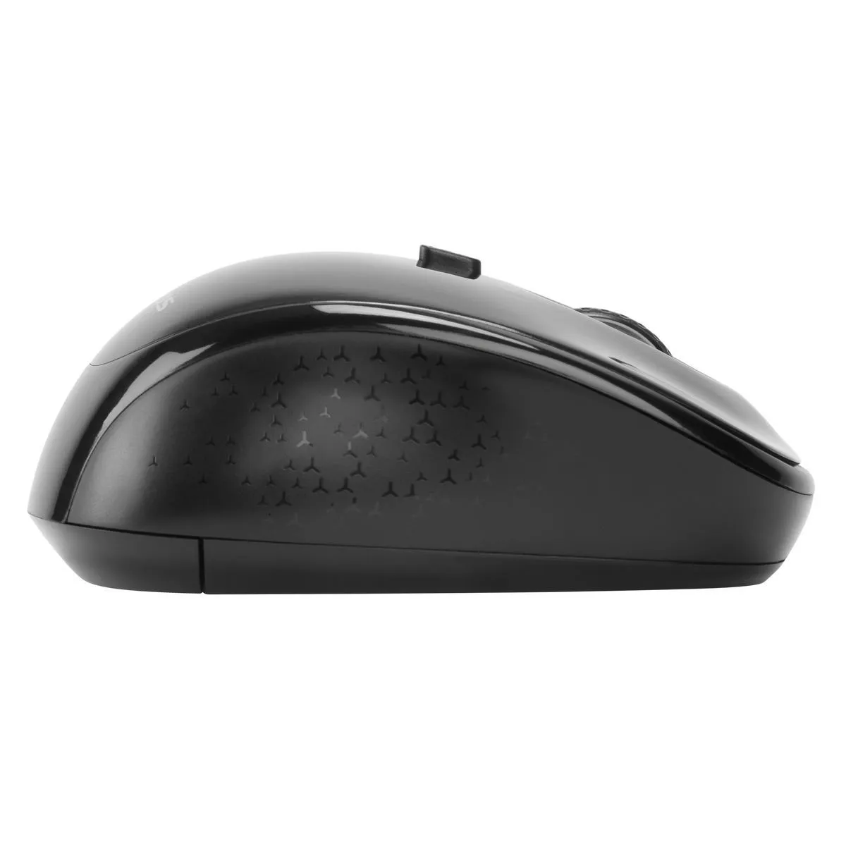 Wireless USB Laptop Blue Trace Mouse - Black