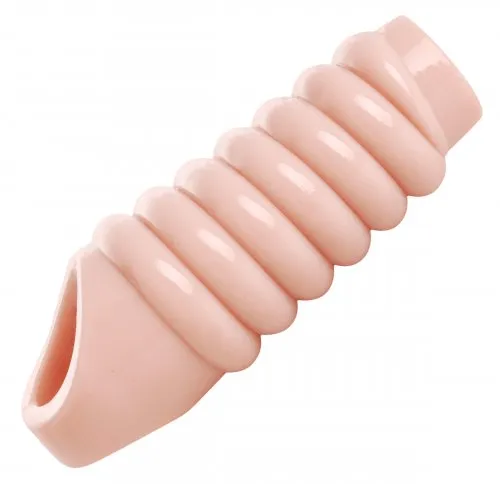 XR Brands Really Ample Ribbed Penis Enhancer Sheath