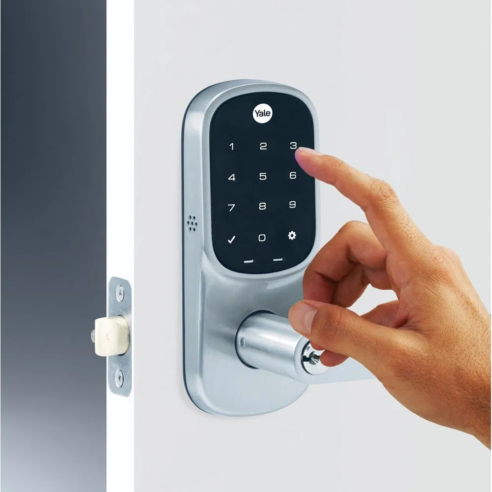 YALE ASSURE KEYED LEVER WITH YALE HOME MODULE