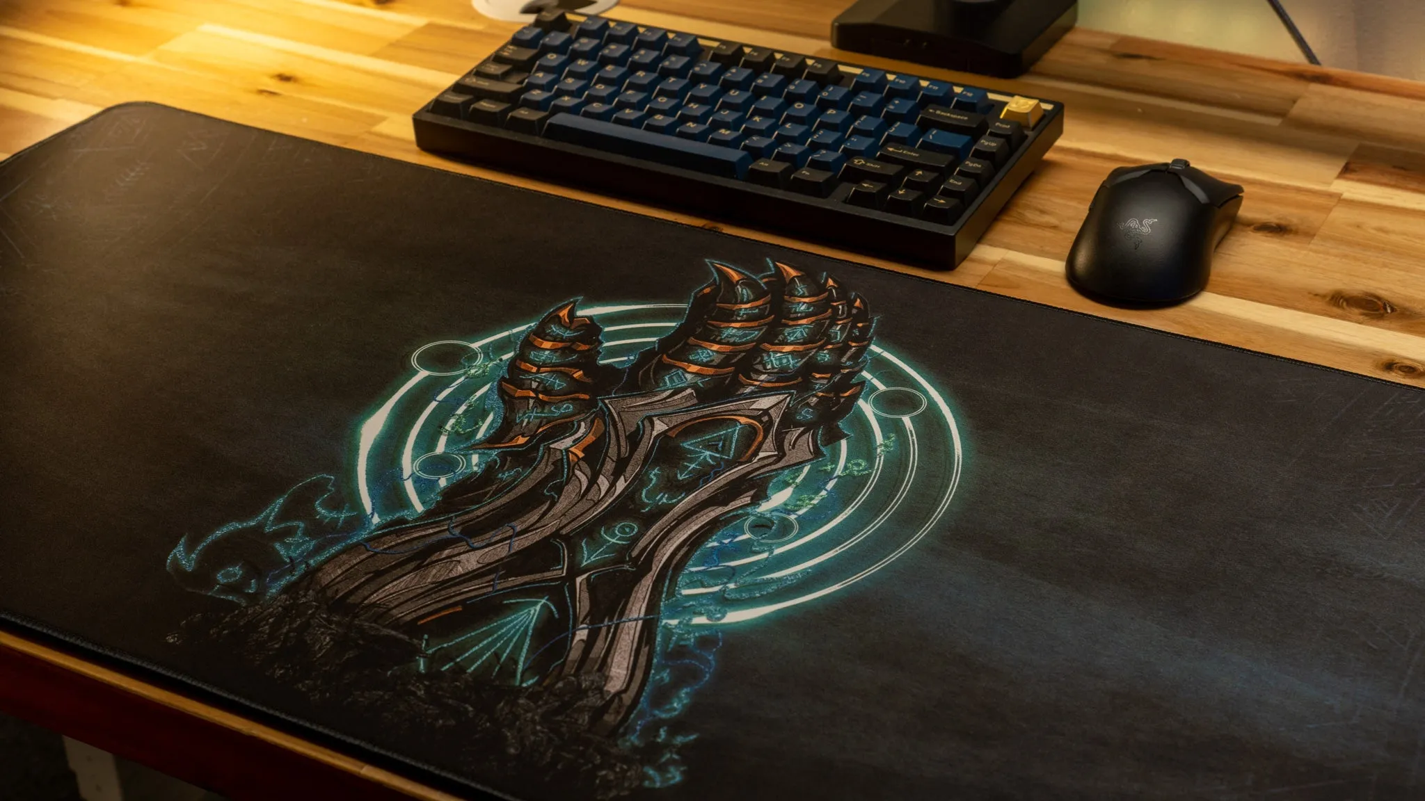 Zizaran "Verisium" Content Creator Collaboration Gaming XL Gaming Mouse Pad Deskmat